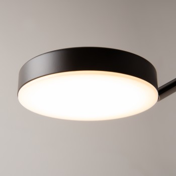 Plafonieră LED Fad negru Maytoni, H27, 26W