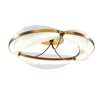 Plafonieră LED Breeze alamă Maytoni, D60, 45W