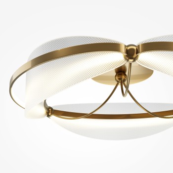 Plafonieră LED Breeze alamă Maytoni, D60, 45W