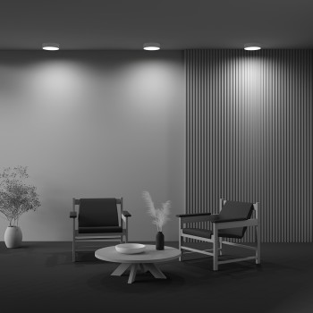 Plafonieră LED Zon alb Maytoni, D22, 24W