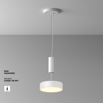 Plafonieră LED Zon alb Maytoni, D22, 24W