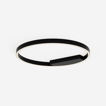 Plafonieră LED Rim negru Maytoni, D60, 35W