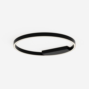 Plafonieră LED Rim negru Maytoni, D60, 35W