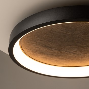 Plafonieră LED Orign negru Maytoni, D60, 40W