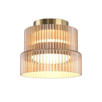 Plafonieră LED Scala bronz Maytoni, D15, 12W