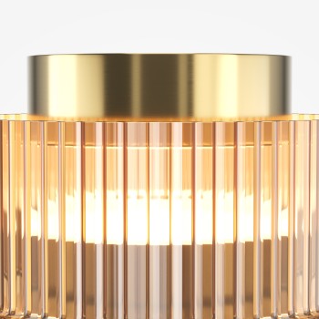 Plafonieră LED Scala bronz Maytoni, D15, 12W