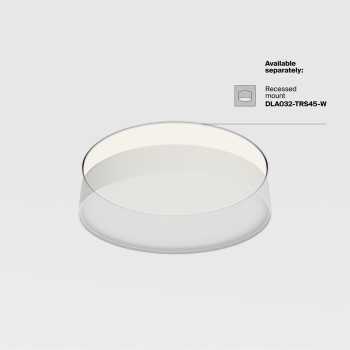 Plafonieră LED Zon negru Maytoni, D40, 45W