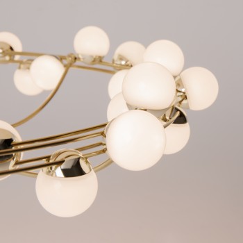 Plafonieră LED Tessara auriu Maytoni, D60, 55W