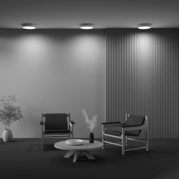 Plafonieră LED Zon alb Maytoni, D30, 36W