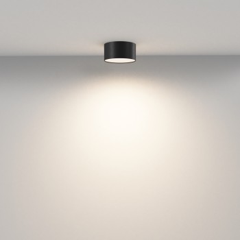 Plafonieră LED Zon negru Maytoni, D12, 12W