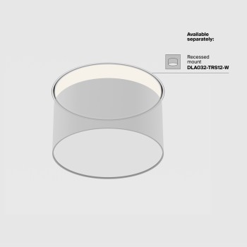 Plafonieră LED Zon negru Maytoni, D12, 12W