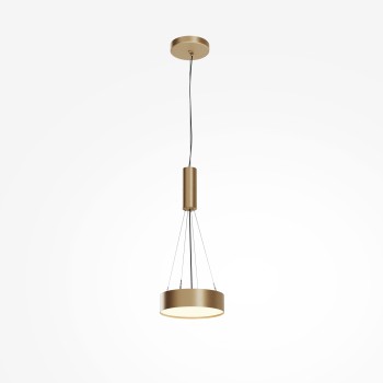 Plafonieră LED Zon auriu mat Maytoni, D22, 24W
