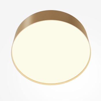 Plafonieră LED Zon auriu mat Maytoni, D22, 24W