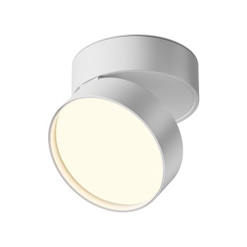 Spot LED aplicat Onda alb Maytoni, D12, 18W