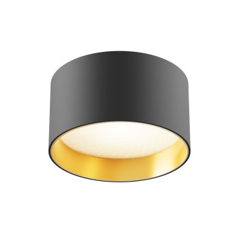 Spot LED aplicat Vega black and matte gold Maytoni, D12, 12W