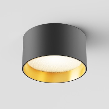 Spot LED aplicat Vega black and matte gold Maytoni, D12, 12W