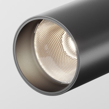 Spot LED aplicat Focus negru Maytoni, D5, 12W, H16, 3000K, black