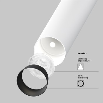 Spot LED aplicat Focus T alb Maytoni, D3, 6W, H17