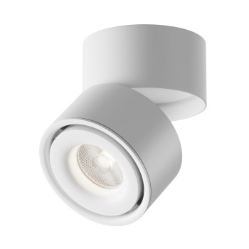 Spot LED aplicat Yin alb Maytoni, D10, 15W, 4000K