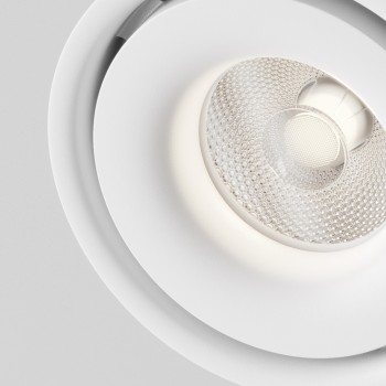 Spot LED aplicat Yin alb Maytoni, D10, 15W, 4000K