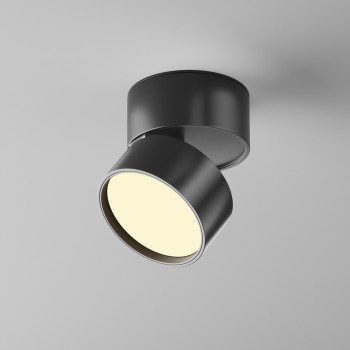 Spot LED aplicat Onda negru Maytoni, D8, 12W, 2700K