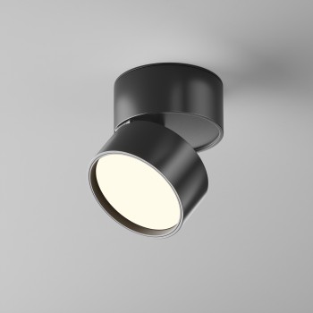 Spot LED aplicat Onda negru Maytoni, D8, 12W, 3000K
