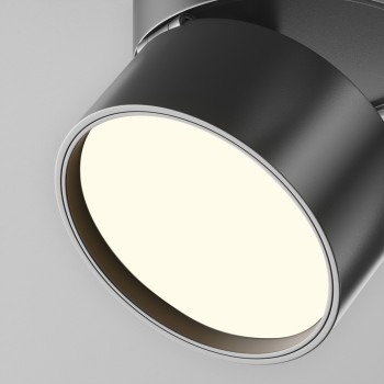 Spot LED aplicat Onda negru Maytoni, D8, 12W, 3000K