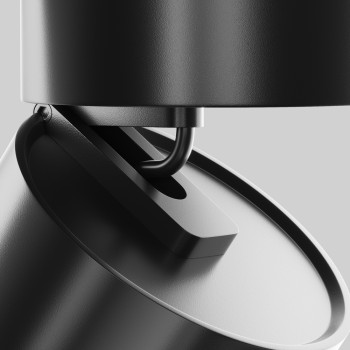 Spot LED aplicat Onda negru Maytoni, D8, 12W, 3000K