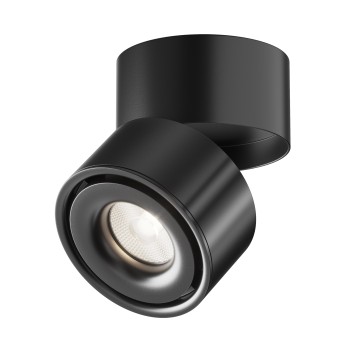 Spot LED aplicat Yin negru Maytoni, D10, 15W, 4000K, black