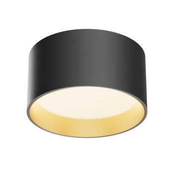 Spot LED aplicat Vega black and matte gold Maytoni, D14, 15W