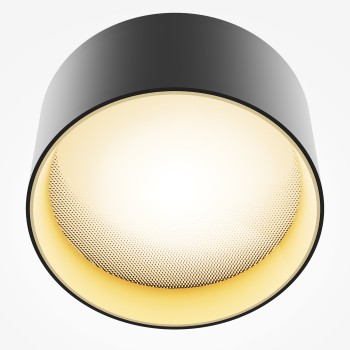 Spot LED aplicat Vega black and matte gold Maytoni, D14, 15W