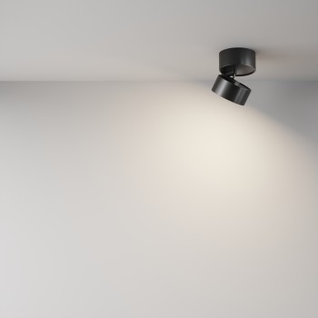 Spot LED aplicat Onda negru Maytoni, D8, 12W, 4000K