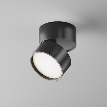 Spot LED aplicat Onda negru Maytoni, D8, 12W, 4000K