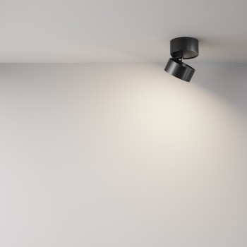 Spot LED aplicat Onda negru Maytoni, D8, 12W, 4000K