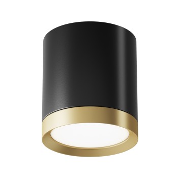 Spot aplicat Hoop negru,auriu Maytoni, D8, 1xGX53, H10
