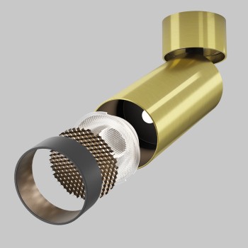 Spot LED aplicat Focus alamă Maytoni, D5, 12W, H16
