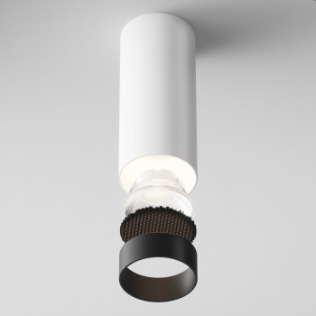 Spot LED aplicat Focus alb Maytoni, D5, 12W, H12, 4000K