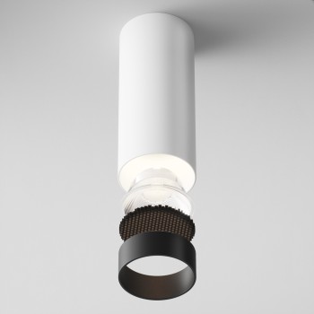 Spot LED aplicat Focus alb Maytoni, D5, 12W, H12, 4000K