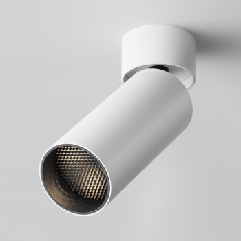 Spot LED aplicat Focus alb Maytoni, D5, 12W, H16, 3000K, white