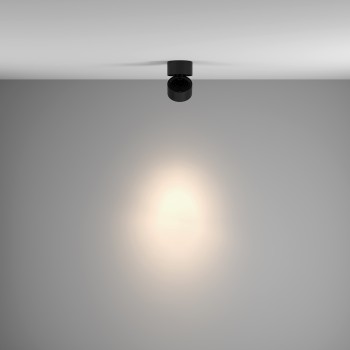 Spot LED aplicat Yin negru Maytoni, D10, 15W, 4000K, dimabil