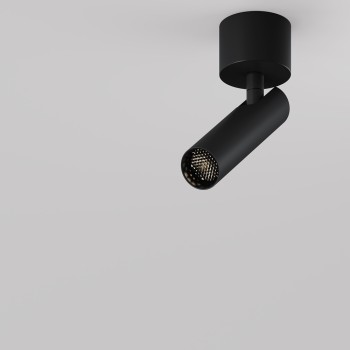 Spot LED aplicat Focus T negru Maytoni, D3, 6W, H17