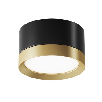 Spot aplicat Hoop negru,auriu Maytoni, D8, 1xGX53, H5