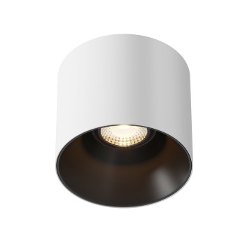 Spot LED aplicat Alfa alb Maytoni, D12, 25W, 3000K