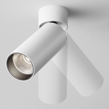 Spot LED aplicat Focus alb Maytoni, D5, 12W, H16, 4000K, white