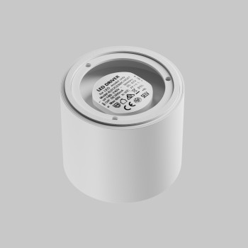 Spot LED aplicat Lens alb Maytoni, D9, 15W