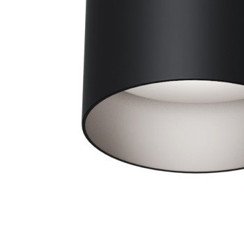 Spot aplicat Slim negru Maytoni, D8, 1xGU10