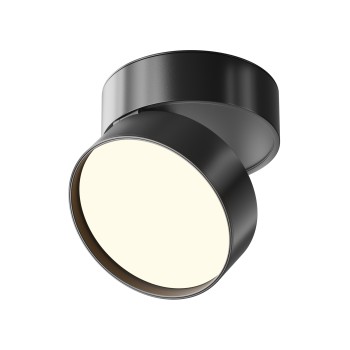 Spot LED aplicat Onda negru Maytoni, D12, 18W, 3000K