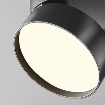 Spot LED aplicat Onda negru Maytoni, D12, 18W, 3000K