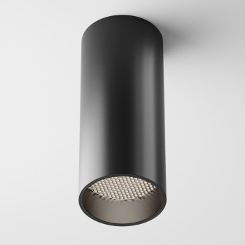 Spot LED aplicat Focus negru Maytoni, D5, 12W, H12, 4000K, black