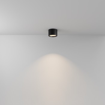 Spot LED aplicat Hydra negru Maytoni, D10, 10W